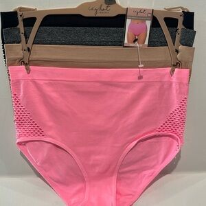 NWT Icy Hot (4) Pack Seamless High Waist Panties for all day wear. Size 1X
